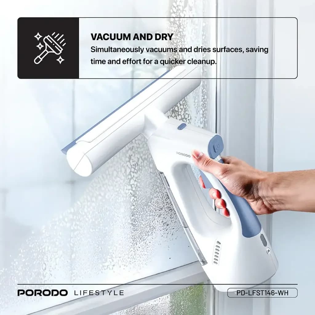 Porodo Lifestyle 9W Window Cleaner - White