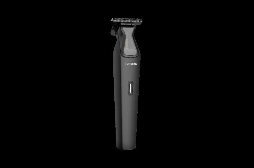 Porodo Spine Lifestyle 600mAh Rechargeable Trimmer with USB-C port - Black