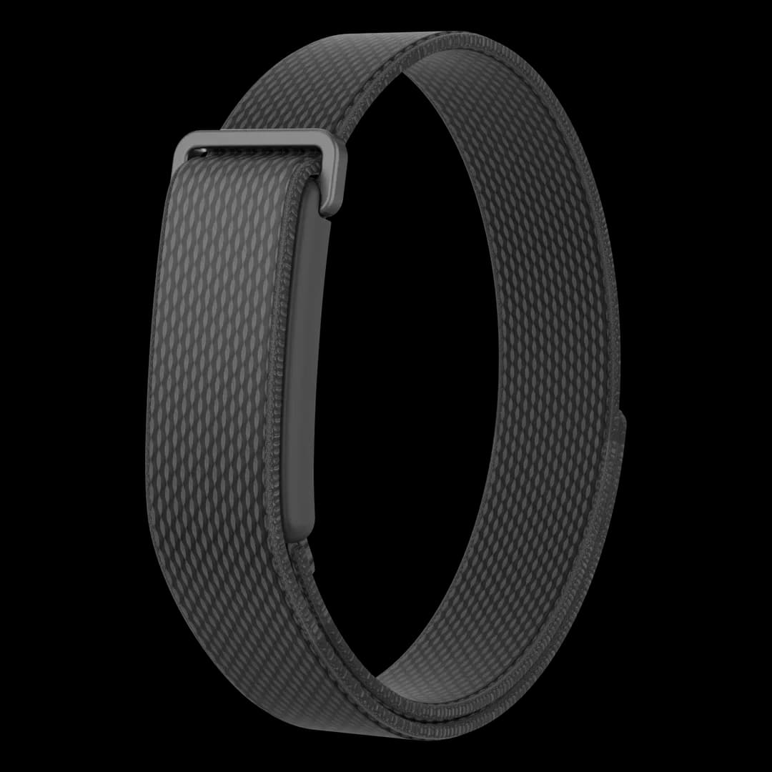 Porodo Screenless Nylon Fitband with 30 days Working time - Black