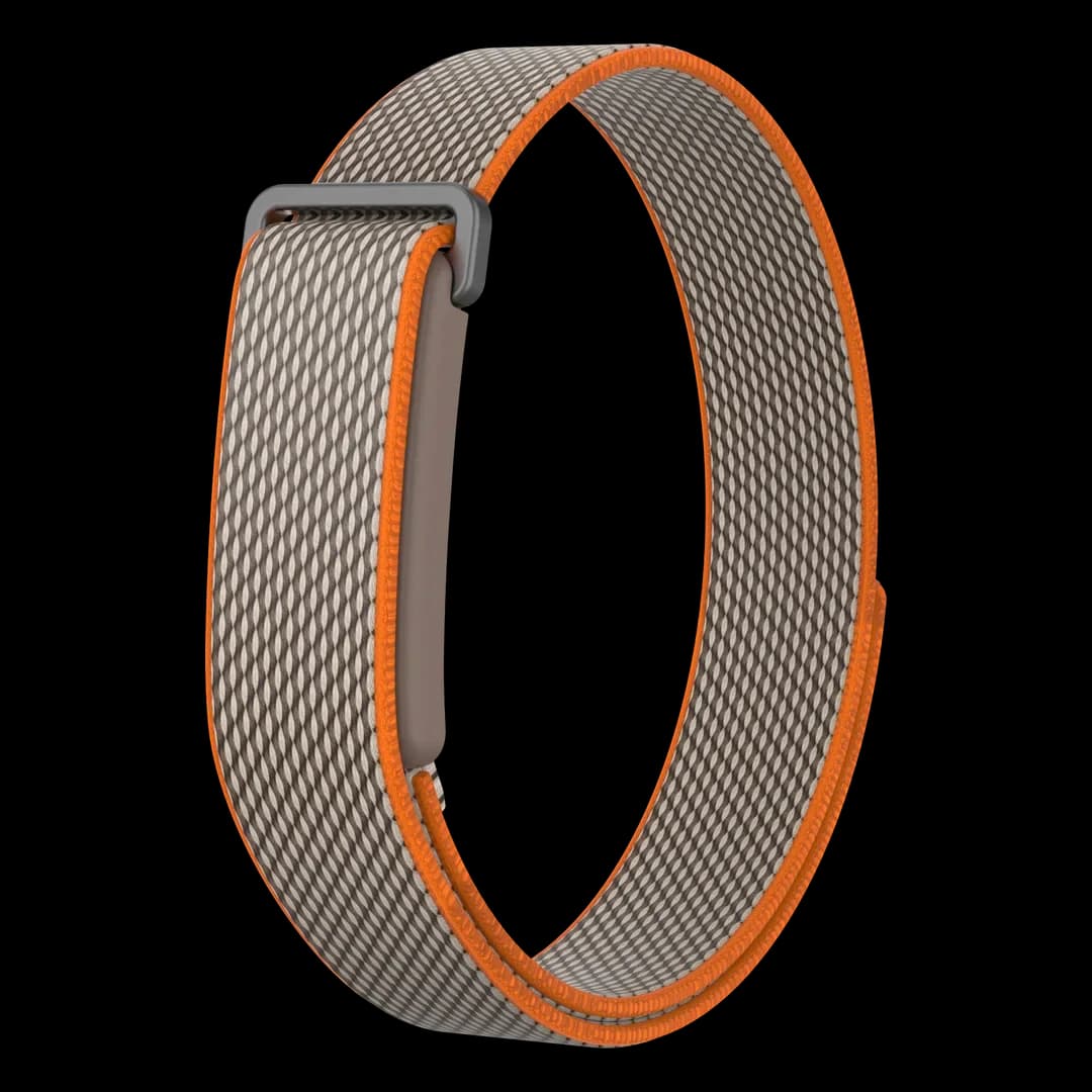Porodo Screenless Nylon Fitband with 30 days Working time - Orange